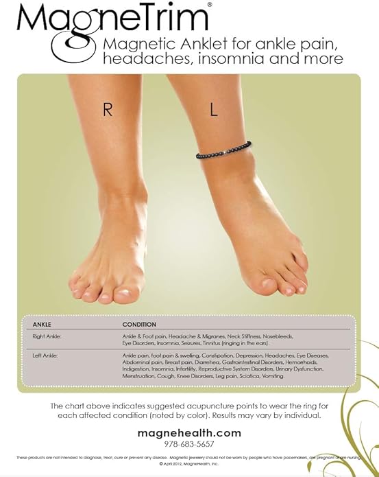 Multi-Color Magnetic Therapy Stretch Anklet