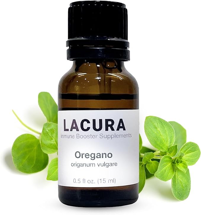 Lacura Organic Oil of Oregano Drops - Organic Oregano Oil Herbal Extract for Immune Defense - Essential Oil for Respiratory Support - 15mL