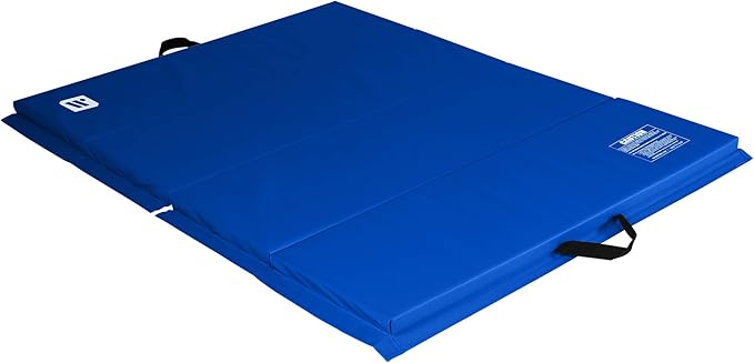 We Sell Mats - 4 ft x 6 ft x 2 - Personal Fitness & Exercise Mat for Home Workout - Lightweight and Folds for Carrying – All Purpose Gym Mat – Thick Mat for Yoga, Pilates, Stretches, Floor Exercises