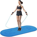 Jump Rope Mat 71"/63"x24" Larger Non-Slip Indoor Outdoor Exercise Fitness Mat, High-Density Workout Shock Absorption for Home Gym Flooring Concrete Jumping Rope