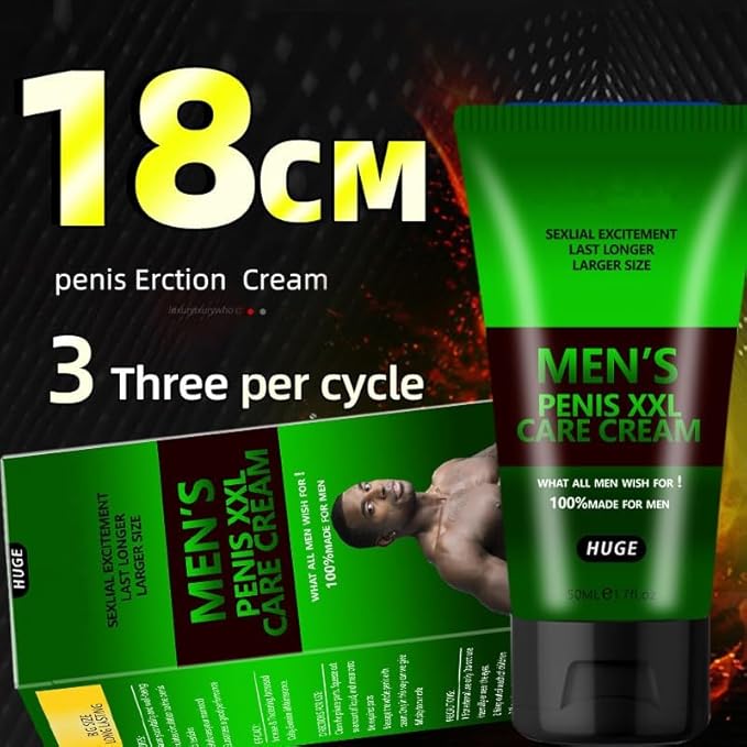 Male Enhancement Cream for Men, Body Gel for Private Part, Men's Re-Vitalize Enlargement Cream, Enhance Size and Performance – Get Bigger Thicker and Stronger (Extra Strength)