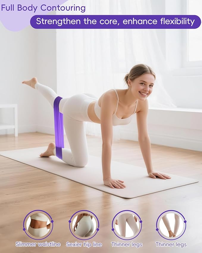 KABCON Pilates Kit for Home, Women Beginners Workout Essentials Set with 13" Ring, 9.8" Ball, Resistance Bands & Guide, 13/14/16 PCS Compact Pilates Equipment