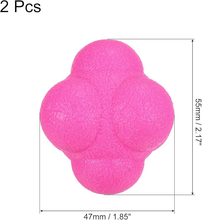 PATIKIL Bounce Reaction Balls Coordination Training Ball Agility Trainer TPR High Difficulty for Speed Reflex