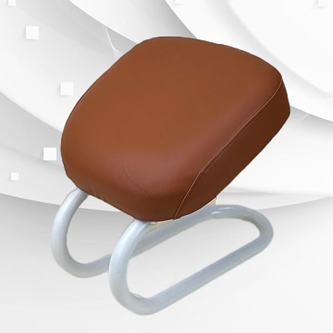 Kneeling Meditation Stool Seat Ergonomic Adults Gift, Sturdy Women Portable Prayer Bench, Meditation Bench for Yoga Studio, Brown