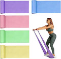 Resistance Bands Long Non-Latex Elastic Stretch Bands Work Out Band for Working Out Women or Men, Exercise Bands Set Yoga, Pilates, Gym,