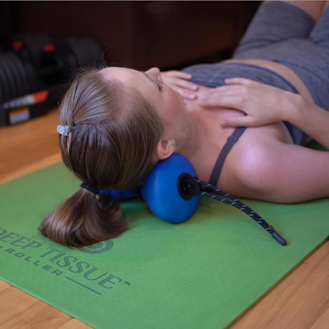 Deep Tissue Roller™ | Whole Body Self-Massage: Leg, Arm, Neck, Back, Forearm, Hip, Hamstrings & More. Target Fascia Tension & Muscle Knots Using Leverage for Pain Relief. Foam Rolling has Evolved!