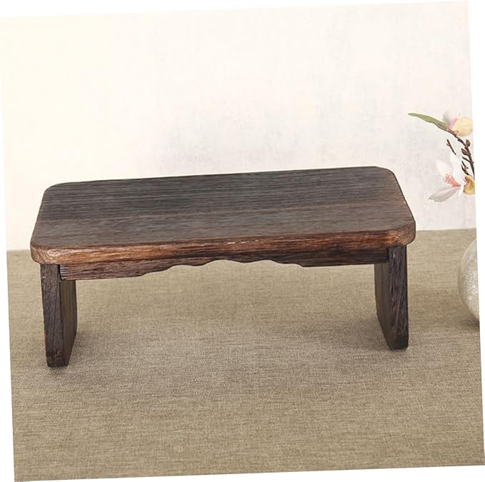 SUPVOX Meditation Bench Wooden Seat Zen Stool for Kneel Sit Yoga Headstand Bench Non-Slip Load-Bearing