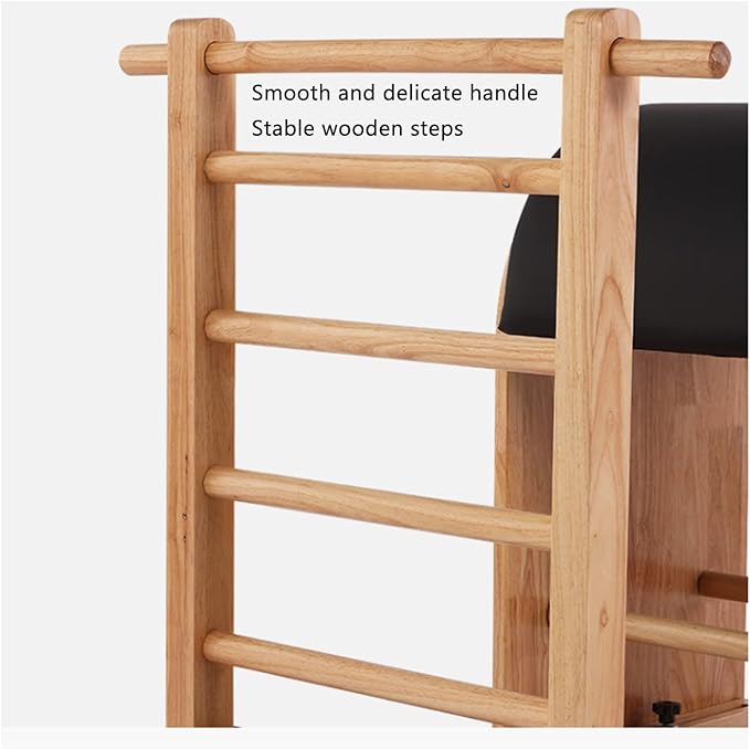Professional Yoga Training Wooden Ladder Barrel - Core Spine Corrector Home for Advanced Pilates Exercises