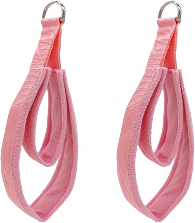 2X Pilates Straps Double Loop Straps for Reformer D Rings Fitness Flexibility Exercise Gymnastics Equipment Unisex
