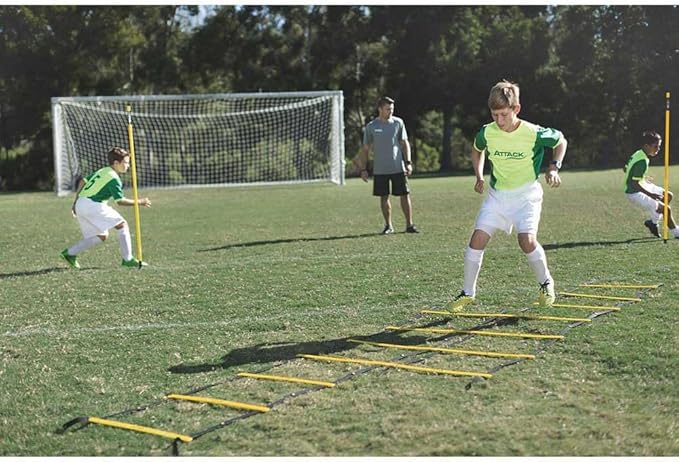 SKLZ Speed and Agility Ladder - Training Equipment for Athletes - Improve Coordination, Footwork, and Quickness - Ideal for Soccer, Football, and Fitness Workouts