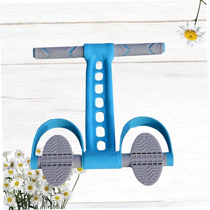 Home Fitness Pedal Resistance Trainer for Leg Workouts Portable Stretch Board for Men and Women for Ages Comfortable Handles for Easy Use