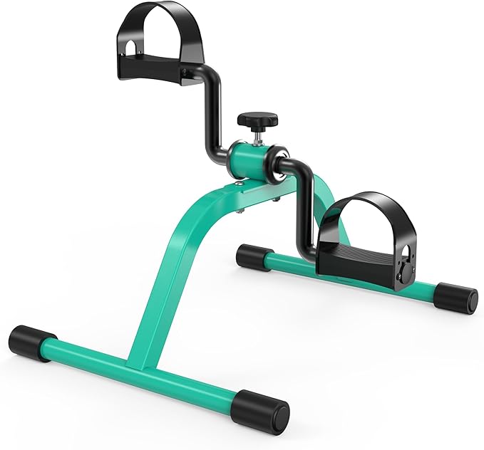 Pedal Exercise mini Exercise Bike for Leg and Arm Recovery Exercise Lightweight and Portable Floor Bike