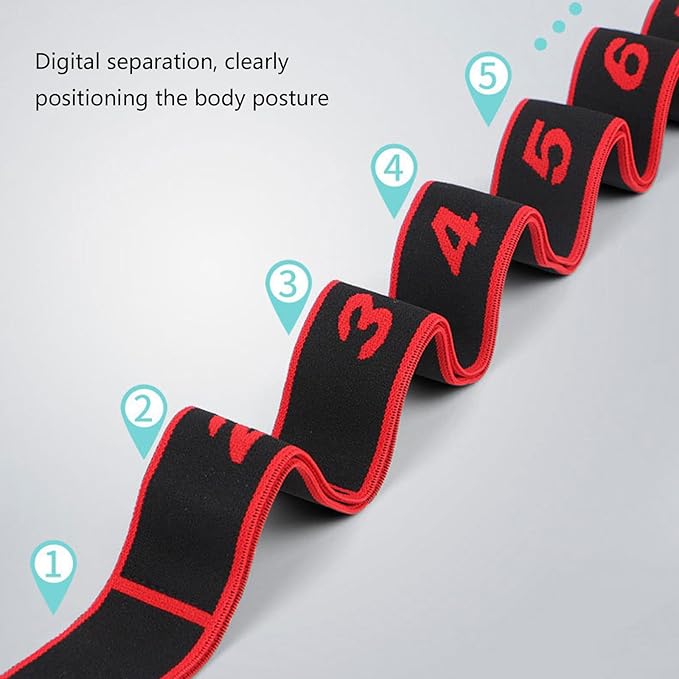 Elastic Stretching Strap Fitness Band Pilates Stretch Band Stretch Resistance Elastic Exercise Resistance Fitness Strap Yoga