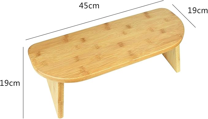 Portable Modern Folding Meditation Bench with Locking Hinges, Kneeling Stool Alternative to Meditation Chair for Yoga, Prayer, and Meditation