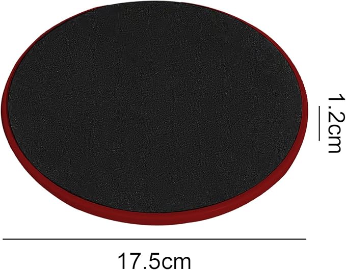 17.5cm/6.89In Round Core Sliders for Working Out,Set of 4 Exercise Core Pilates Sliders,Floor Foot Slider for Exercise 2 Color
