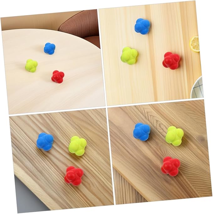 Agility Training Ball Set 6pcs Reaction Sports Coordination Reflex Training for Hockey Wrestling Fitness Boys and Girls Adults