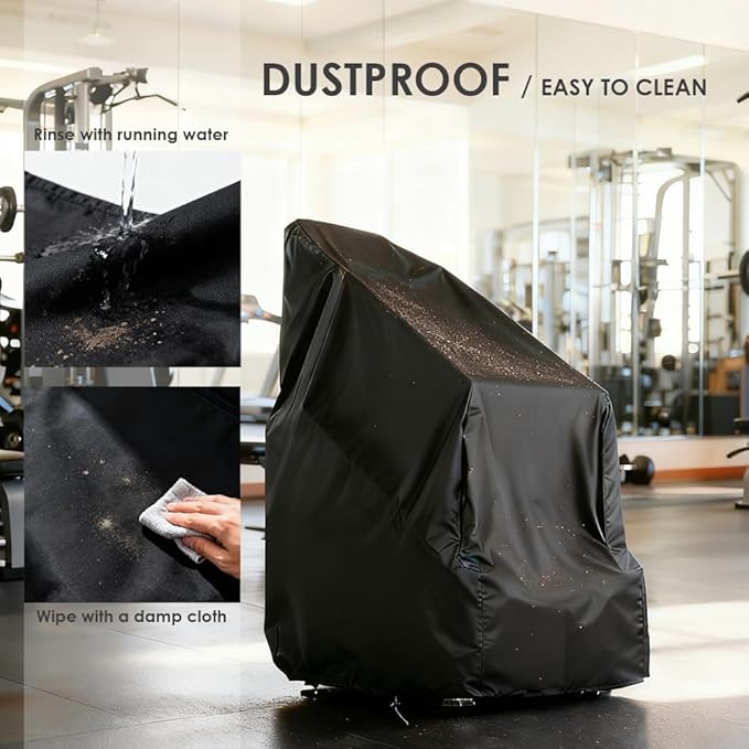 Stair Stepper Machine Cover Waterproof Oxford Fabric Commercial Grade Stair Climber Covers with Drawstring for Home Gym (Cover Only)