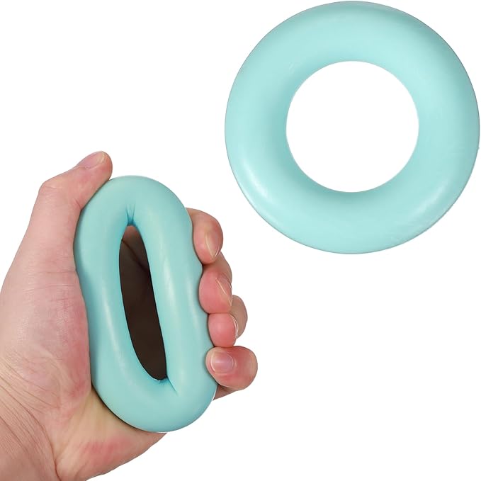 Grip Strength Trainer Rings, Portable Hand Grip Strengthener Finger Forearm Strengthener - Fitting for (Athletes/Rock Climbing/Workout/Fitness)