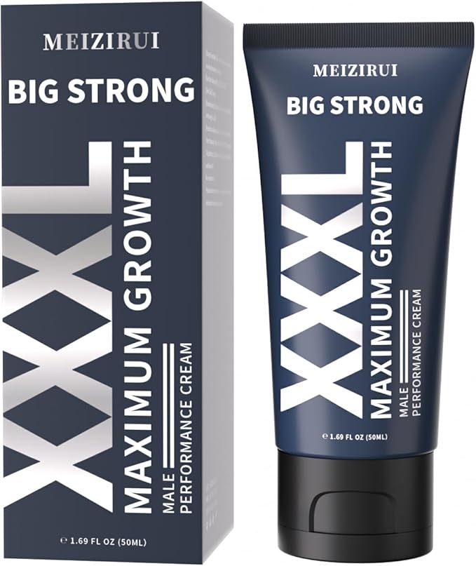XXXL Extra Strength Massage Enlargement Gel for Man – Men's Power Massage Cream with Natural Oil for Increase Size, Huge Thickness, Strength and Prolonged Performance (Big Strong)