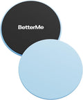 BetterMe Pilates Sliders – Dual-Sided Exercise Sliders for Core Training – Compact Workout Gliders for Home Fitness, Abs & Full Body Workouts