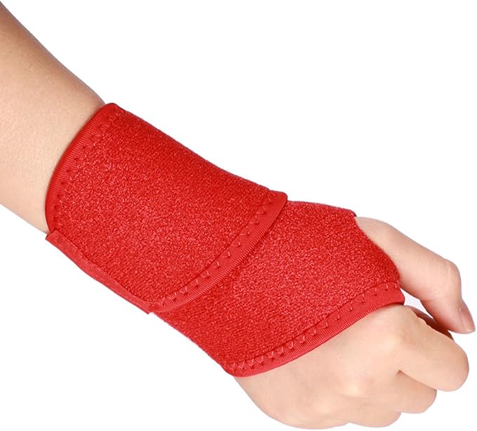 2pieces Wrist Brace Thumb Wrist Brace Adjustable Wrist Wrap for Fitness Badminton Basketball