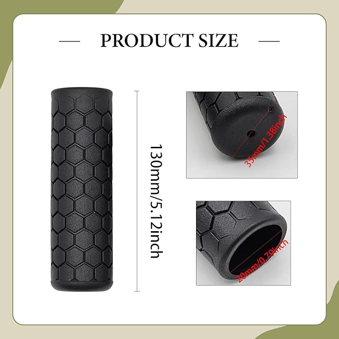2 Pieces Resistance Bands Handle Attachments Workout Accessories Fitness Equipment Strength Training Grips Exercise Handle