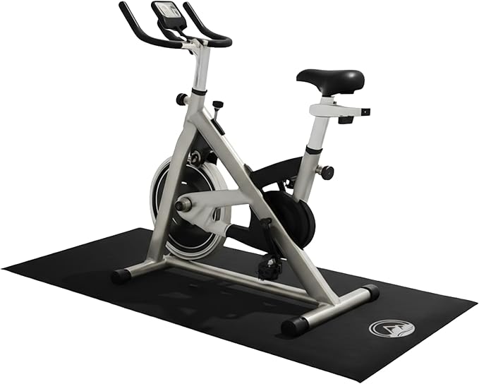 Treadmill & Exercise Equipment Mat – Non-Slip, Waterproof Pad for Bike, Walking Pad, Elliptical or Home Gym – Noise-Reducing Workout Floor Protector by Wakeman