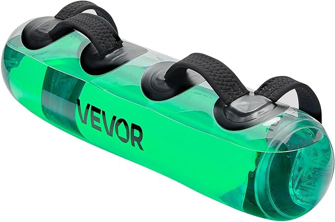VEVOR Water Weights Aqua Bag, Large Aqua Bags for Workout, Adjustable Portable Stability Fitness & Full Body Exercise Equipment, for Strength Core and Balance Training, Home Gym Exercise, Clear