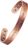 Copper Magnetic Bracelet for Women, 99% Pure Copper Adjustable Bracelet, Fashsion Jewelry Presents (0946Q9)