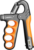 HXD-ERGO Grip Strength Trainer, Adjustable Resistance Grip Strength Trainer with Counting Function