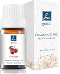 Cherry Essential Oil - Pure Organic Scent for Aromatherapy, Diffusers, Spray, Skin & Hair Care, Massage, DIY Candles & Soap, Perfume - Fruity Fragrance, 10mL