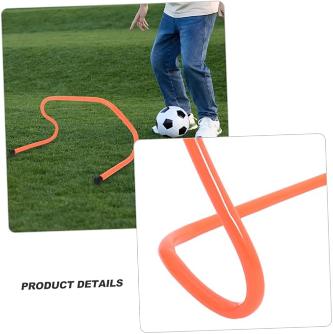 SUPVOX 4Pcs Speed Hurdles for Agility Training Durable Plastic Training Hurdles for Football Practice Enhance Footwork Skills for Outdoor Sports Drills