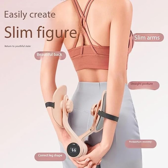 Inner Thigh Toner Muscle Fitness Exercise Equipment Pelvic Floor Trainer Arm Leg Exercisers for Home Gym Pelvic Floor Trainer Home Fitness Equipment Inner Thigh Toner