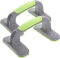 Angoily Pushup Bars and Handles Set, Anti-slip Soft Plastic Push up Stands with Non-slip Base, Home Workout Strength Training Equipment for Floor Exercise and Pilates Fitness