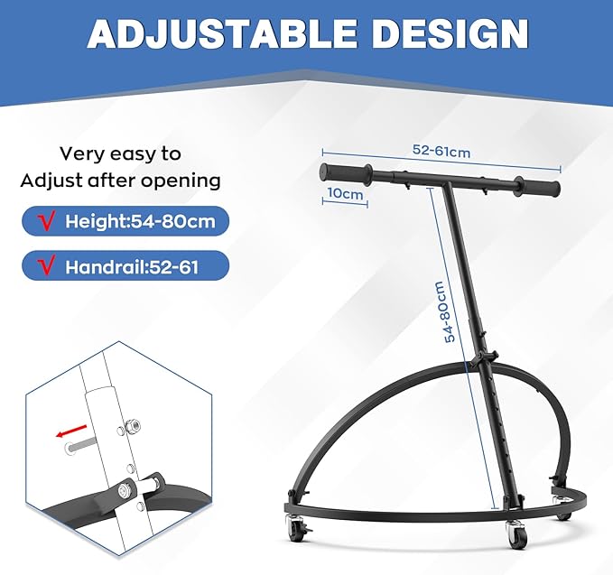 IMAYCC Skate Trainer for Kids - Adjustable Height Folding Roller Skater Aid Walker for Toddlers