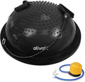 Ativafit Balance Ball Half Exercise Ball Balance Trainer Inflatable Yoga Ball for Home Gym Workouts Core Strength Fitness Half Ball with Resistance Bands, Pump, Support to 660 lbs