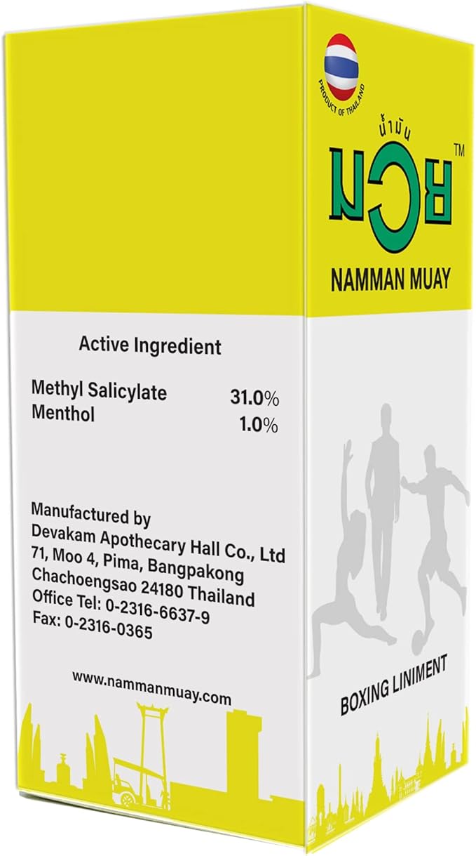 Namman Muay Thai Boxing Analgesic Balm Oil for Massage Muscle Joint 120ml