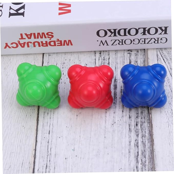 BESPORTBLE 3pcs Fitness Reaction Soccer Training Equipment Reaction Football Agility Bounce Training Balls Football