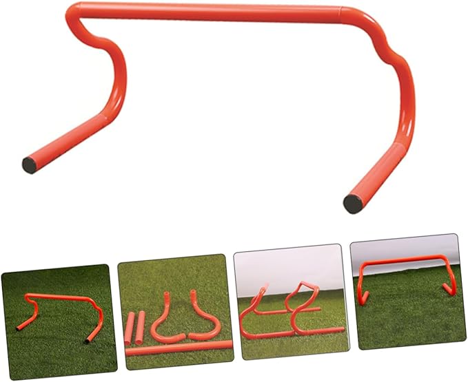 BESPORTBLE 3pcs Portable Speed Hurdles Agility Training Rack Modular Hurdles for Athletes Basketball Baseball Soccer Football Sports