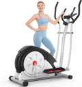 Elliptical Exercise Machine,Ultra-Quiet Drive Elliptical Machine for Home,Ancheer Elliptical Magnetic Resistance,Pulse Sensor Built-in,LCD Monitor,Elliptical Exercise Machine 350lb Weight Capacity