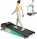 UREVO Auto Incline Walking Pad with AI App, Brushless Quiet Motorized Treadmill for Apartments, 9% Power Incline Standing Desk Treadmill, 12-Point Shock Absorption & Immersive Hiking
