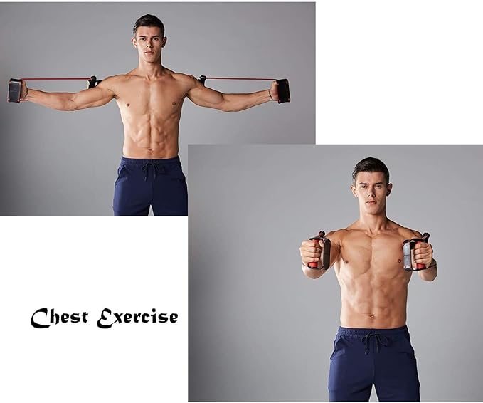 metaball Stable Push Up Bars Resistance Band Power Push Up Plus with 24 Resistance Levels Training Back, Shoulder, Chest and Arm Muscles Equipment