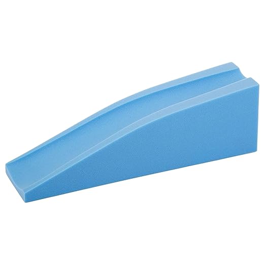 Rolyan Leg Elevating Splint, Non Vinyl Extra Long Leg Rest and Stabilizer, 4" High x 34" Long x 8" Wide, Blue