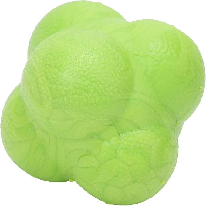 Reaction Ball, Hex Bounce PR Coordination Reflex Exercise Sports Fitness Training Ball 3pcs