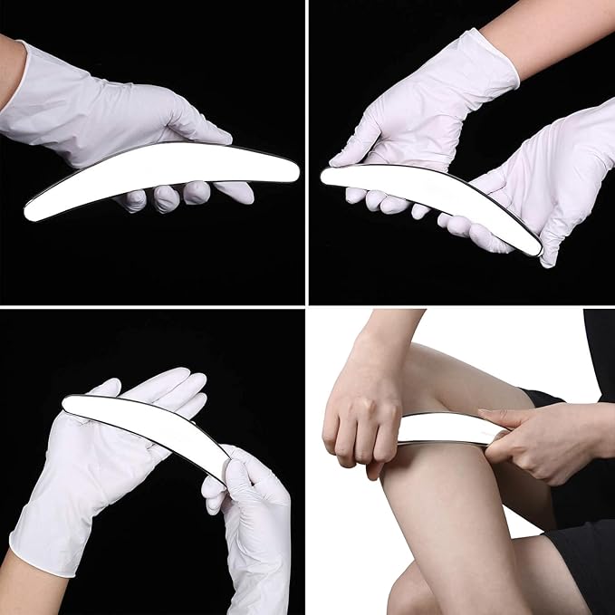 4 in 1 Professional Stainless Steel Muscle Scraper Tool Set, IASTM Tool, Scraping Tool Physical Therapy with Case
