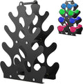 Dumbbell Rack Stand Only, Small Weight Rack 4Tier Compact Dumbbell Holder with Handle, Weight Holders for Free Weights,Dumbbell Storage Stand Holder for Home Gym Workout,Rack Only