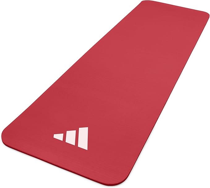 adidas Fitness Mat - Lightweight - Non Slip Yoga Mat, 7mm or 10mm