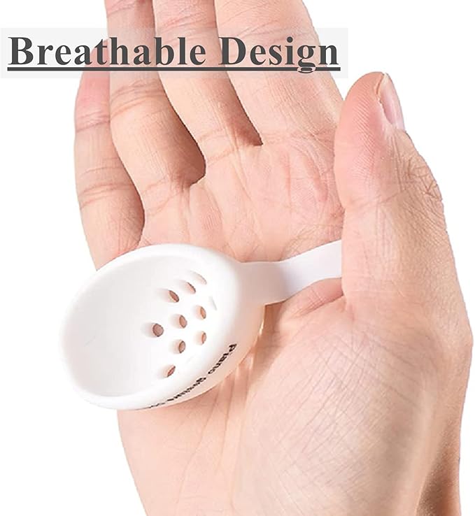 Piano Finger Trainer Ball Hand Corrector Finger Exercisers Posture Correction Tool Round Shape Semi Sphere Silicone Finger Training Ball for Beginners 2Pcs（White）
