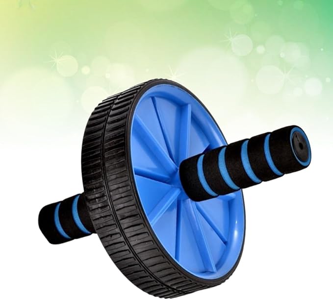 GLEAVI Double Wheel Abdominal Exercise Roller Core Training Fitness Device Mute Ab Roller for Home Gym Workout