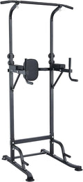 Multifunction Pull Up Bar Dip Station for Home Gym, Adjustable Height Power Tower, 880LBS Capacity Strength Training Equipment for Full Body Workout, Indoor Fitness Chin Up Bar for Men Women